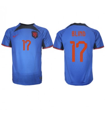 Netherlands Daley Blind #17 Replica Away Stadium Shirt World Cup 2022 Short Sleeve